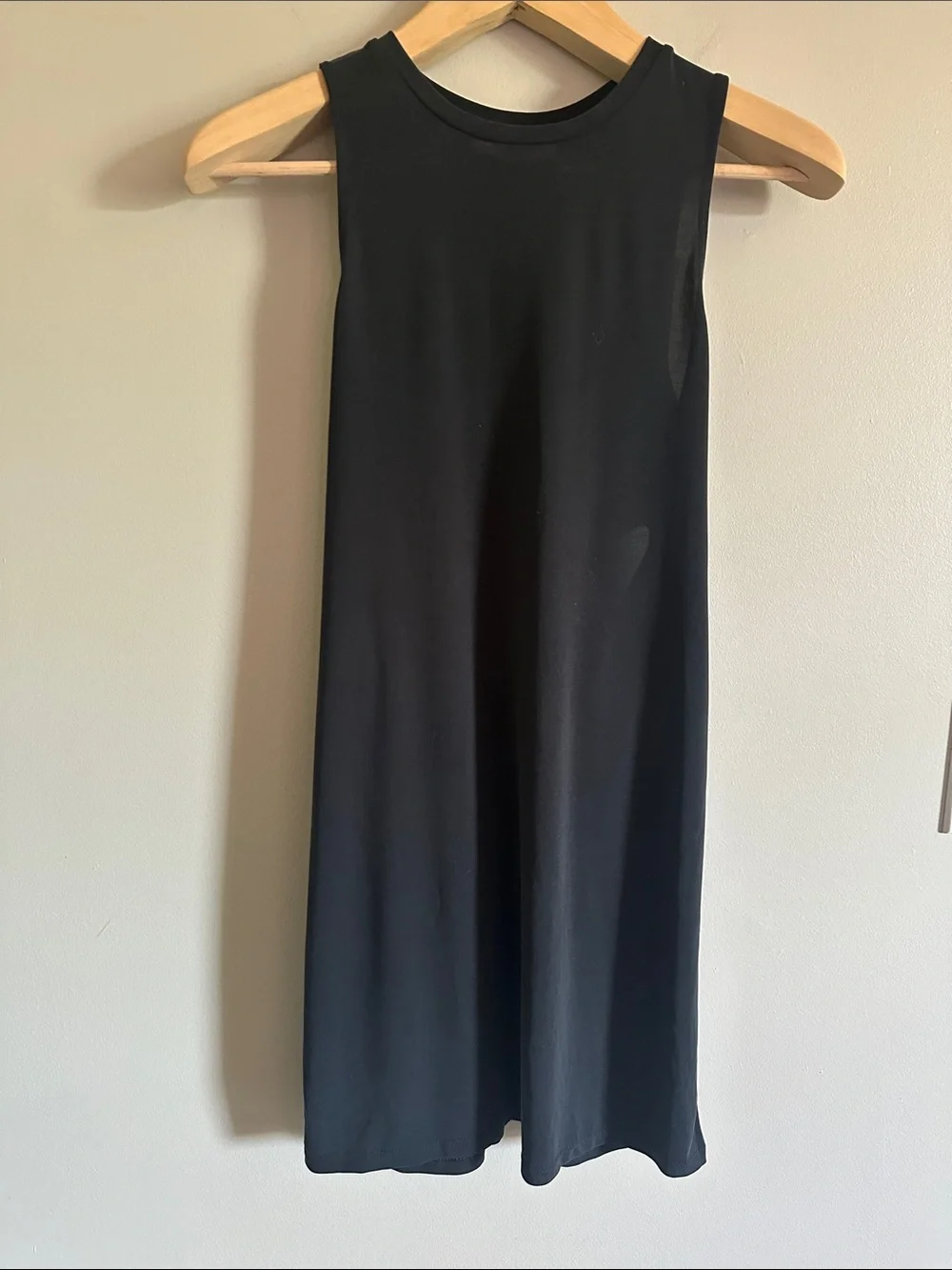 Double Zero Black Sleeveless Mini Dress